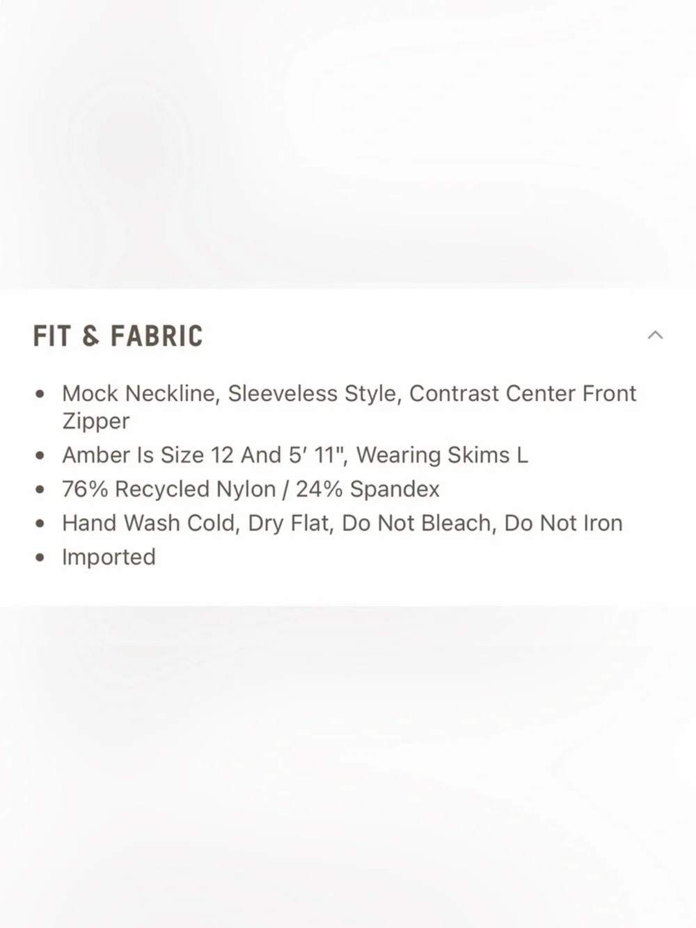 SKIMS Mock Neck Zip Up Swim Top